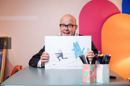 Josh Widdicombe, Gladiator’s Montell Douglas (Fire), James Acaster, Big Manny, Roisin Conaty, Maisie Adam Get Arty For Kids TV Josh Widdicombe, Gladiator’s Montell Douglas (Fire), James Acaster, Big Manny, Roisin Conaty, Maisie Adam Get Arty For Kids TV