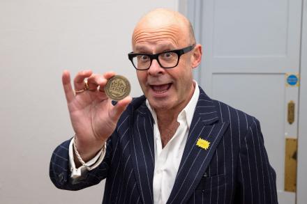 Harry Hill Receives Slapstick Festival Medal Harry Hill Receives Slapstick Festival Medal