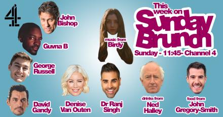 News: Who Is On Sunday Brunch? News: Who Is On Sunday Brunch?
