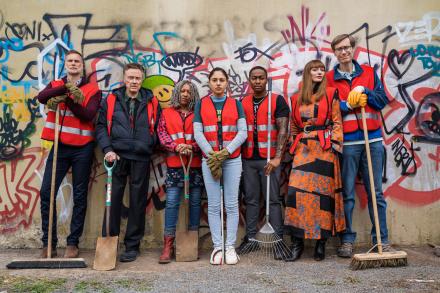 First Image From New Stephen Merchant Sitcom The Offenders First Image From New Stephen Merchant Sitcom The Offenders
