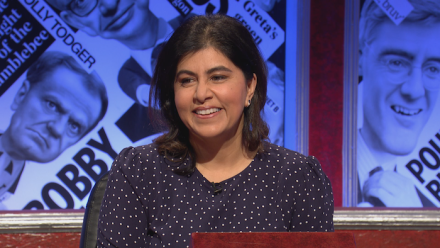 Baroness Warsi Appears On Have I Got News For You