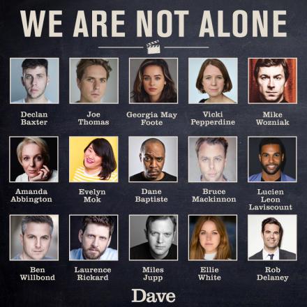 Cast Announced for Alien Comedy We Are Not Alone – Mike Wozniak, Joe Thomas, Dane Baptiste & More Cast Announced for Alien Comedy We Are Not Alone – Mike Wozniak, Joe Thomas, Dane Baptiste & More