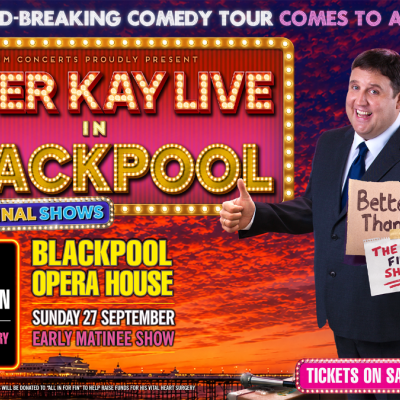 Peter Kay Announces Extra Special Blackpool Show to Help Raise Vital Funds for Fin Cormack