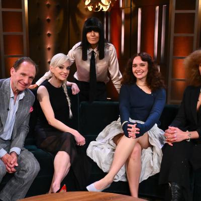 The Claudia Winkleman Show With Ralph Fiennes, Anna Faris, Olivia Cooke and Michelle de Swarte The Claudia Winkleman Show With Ralph Fiennes, Anna Faris, Olivia Cooke and Michelle de Swarte