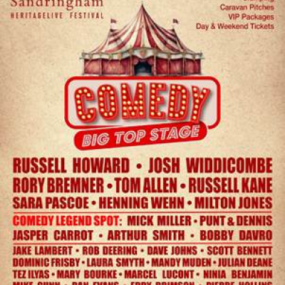 HeritageLive Festival Announces Major Five Day Comedy Line-Up