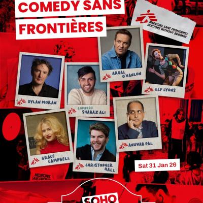 Dylan Moran, Ardal O'Hanlon, Grace Campbell, Christopher Hall, Elf Lyons, Anuvab Pal, Shabaz Al Play Major Fundraiser