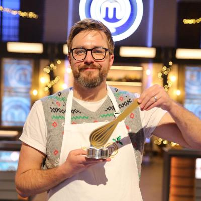 Celebrity MasterChef Christmas Cook-Off Champion - "I think I’m quitting comedy and I’m going to be full-time, Michelin-starred chef."