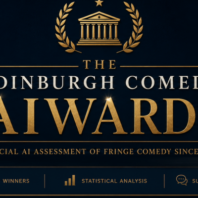 Comedian Wins Three Comedy AiWards Before Fringe Starts Comedian Wins Three Comedy AiWards Before Fringe Starts