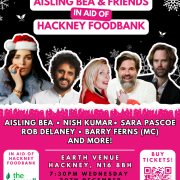 Aisling Bea And Angel Comedy Team Up For Festive Food Drive and All-Star Gig