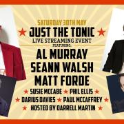 News: Al Murray, Seann Walsh, Matt Forde, Susie McCabe Play Just The Tonic Live Show