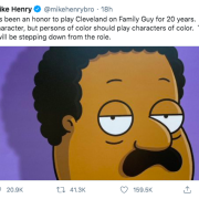 News: Mike Henry Steps Down From Playing Cleveland In Hit Show