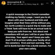 Fury Over Comedian's Death Threat social Media PosS